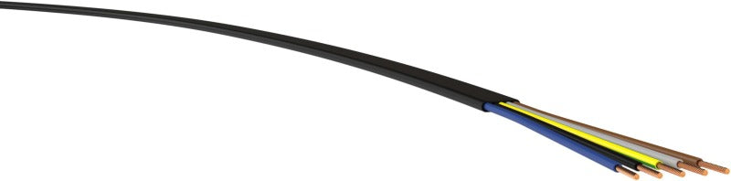 PVC-Flachleitung für geringe und mittlere mechanische Beanspruchung H07VVH6-F 5G6 SW Schnittlänge