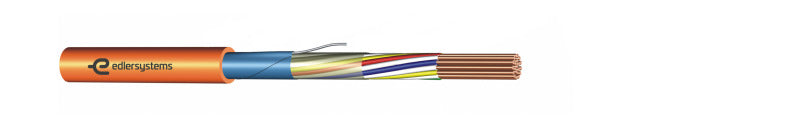 Halogen-free, flame-retardant installation cables for industrial electronics with a functional integrity of 90 minutes JE-H(ST)H E90 + 4X2X0.8 cut length