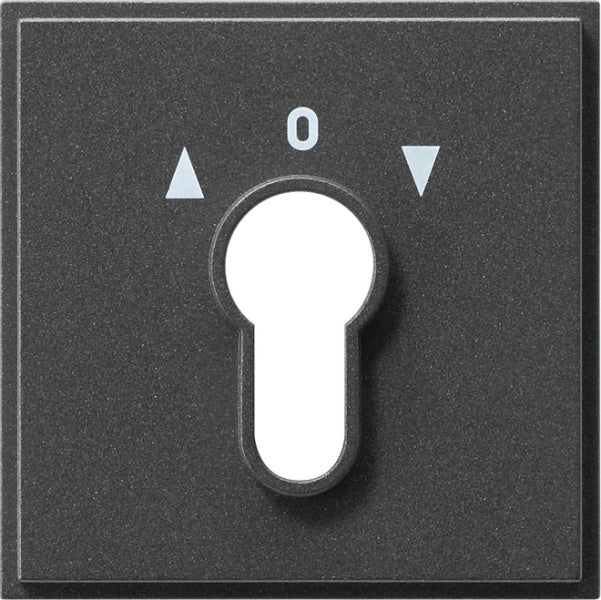 Abd. Schlüsselschalter/-taster Gira TX_44 (WG UP) Anthrazit – 066467