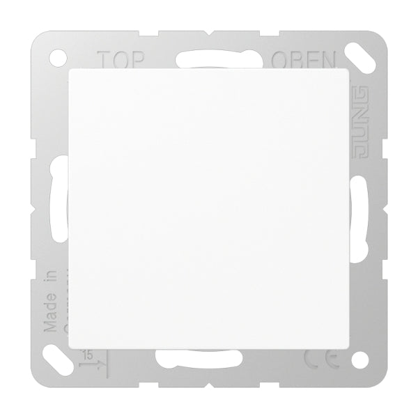 Blind-Abdeckung (gerastet), Thermoplast, Serie AS/A, alpinweiss – A594-0WW