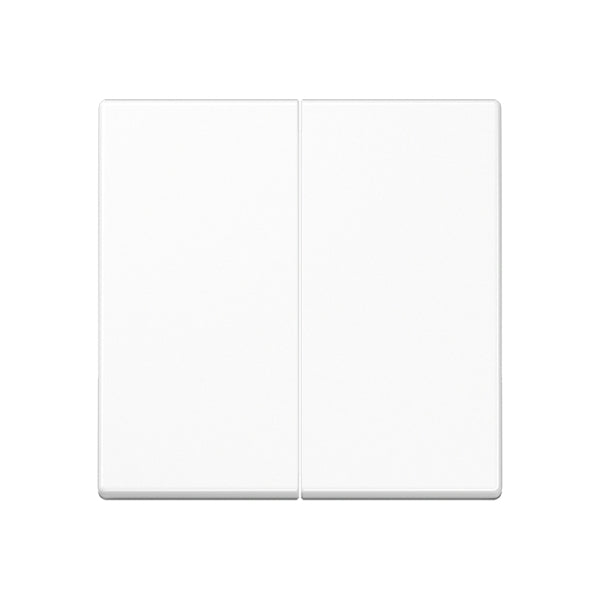 Rocker switch, double, duroplast, A range, alpine white