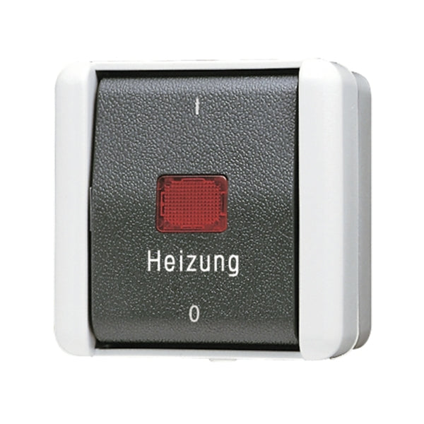 Heater switch, Off 2-pole, 10AX 250V ~, IP44, WG800 – 802HW