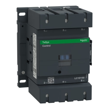 Contactor, 3-pole + 1NO + 1NC, 75kW/400V/AC3, 150A, coil 230V 50/60Hz – LC1D150P7