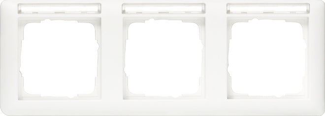 Abdeckrahmen 3f waager. BSF Standard 55 Reinweiß – 109303