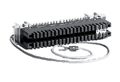 LSA-PLUS-Erddrahtleiste 2/38,Erddraht rot,250mm, Kabelschuh1 – TC11108TK01