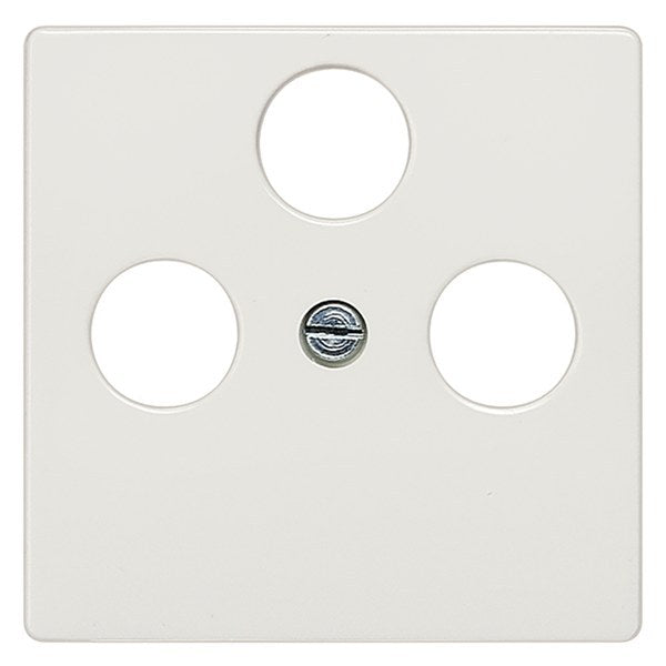 SIEMENS Zentralscheibe Antennendose 2-und 3-Loch DELTA i-system, titanweiß   – 5TG25482