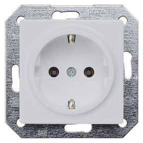 SIEMENS Schuko-Steckdose DELTA i-system, aluminiummetallic   – 5UB1931