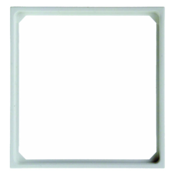S.1/B.x Intermediate ring for 50x50 mm central plates polar white matt – 11091919