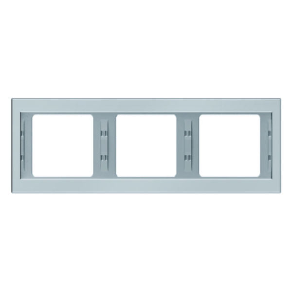 K.5 Rahmen 3fach waagrecht Edelstahl – 13737004