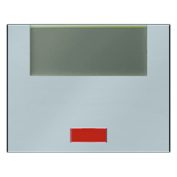 K.5 Wippe mit Linsen und großem Beschriftungsfeld, Edelstahl – 14967004