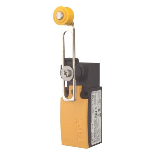 Positionsschalter, Verstellrollenhebel, Komplettgerät, 1 S, 1 Ö, Cage-Clamp, gelb, Kunststoff, -25 - +70 °C – 266113