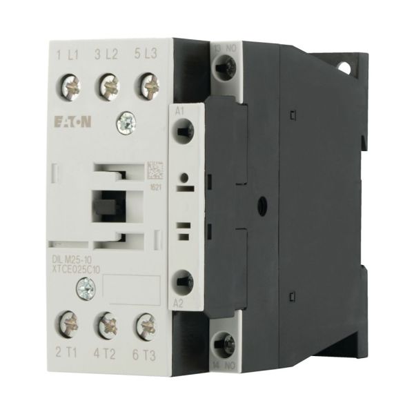 Leistungsschütz, 3-polig, 380 V 400 V 11 kW, 1 S, RDC 24: 24 - 27 V DC, Gleichstrombetätigung, Schraubklemmen – 277146