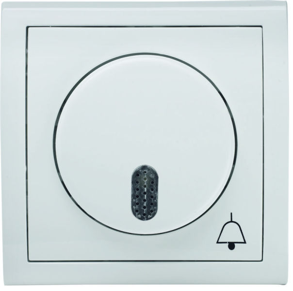 UP-Signalgeber 230V, reinweiß elektron. Signal,74dB(Typ SG 851 230VAC) – G24017