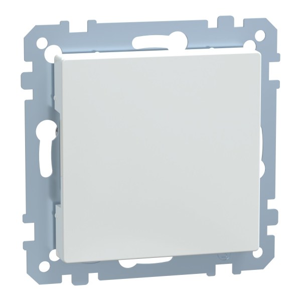Blanking cover, active white glossy, System M – 391625