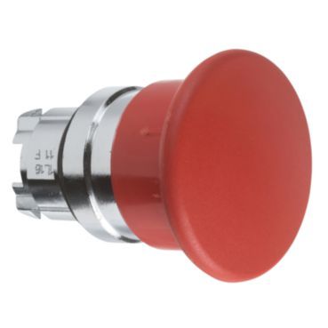 Mushroom Pushbutton Head XB4, metal, 22mm, red, 40mm mushroom, momentary – ZB4BC4