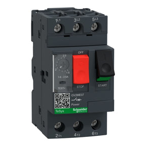 SCHNEIDER ELECTRIC Motorschutzschalter, 3p, 1,6-2,5A, Taste rbetätigung, Schraubanschluss  – GV2ME07