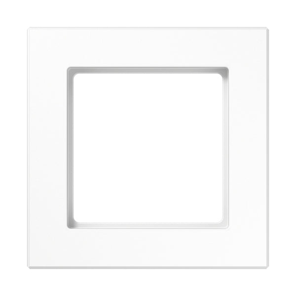 Frame 1-gang, thermoset, ACREATION, alpine white – AC581WW