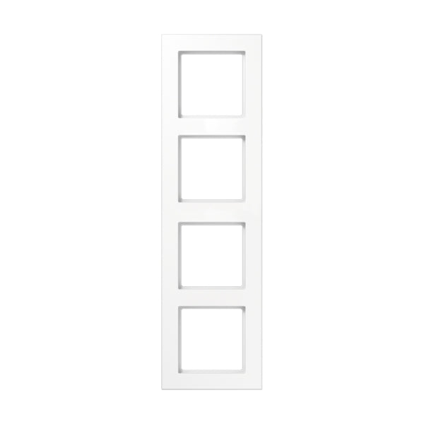 Rahmen 4fach, Duroplast, ACREATION, alpinweiss – AC584WW