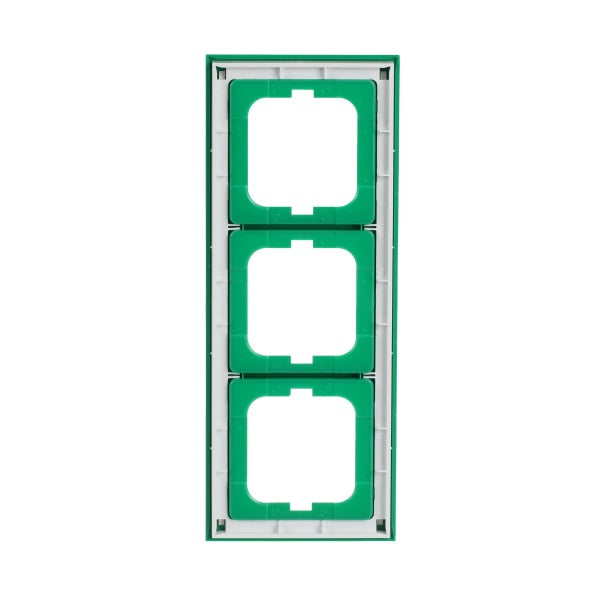 Abdeckrahmen 3-fach grün - Busch-axcent – 2CKA001754A4339