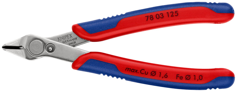 Elektronik Seitenschneider poliert bis Ø1,6mm 125mm INOX – 78 03 125