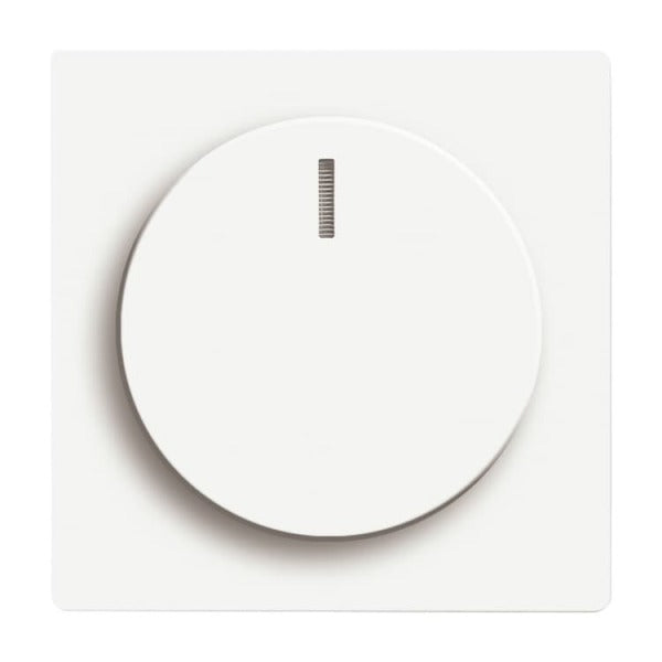 Zentralscheibe für Dimmer Drehknopf mit Glimmlampe studioweiß matt -Plattform 63 – 2CKA006599A2961