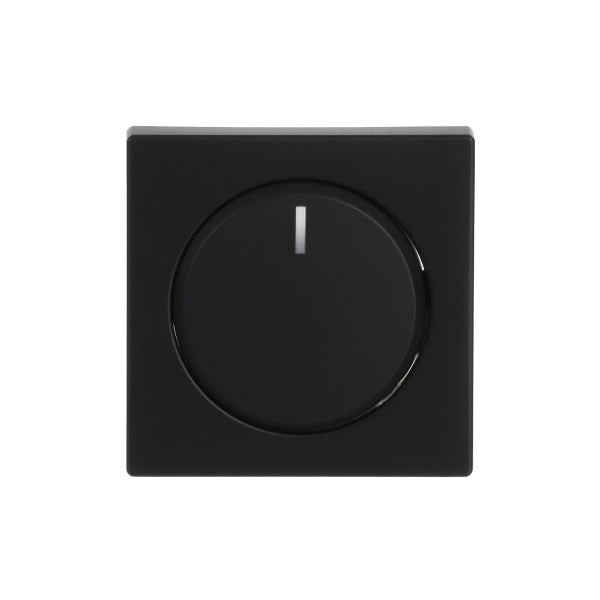 Zentralscheibe für Dimmer Drehknopf mit Glimmlampe schwarz matt - Plattform 63 – 2CKA006599A2966