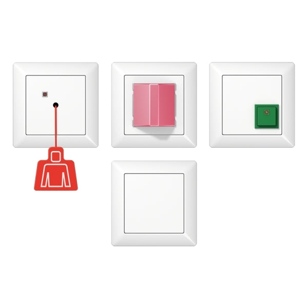 Emergency Call Set, Series AS, alpine white – NRSAS0834WW