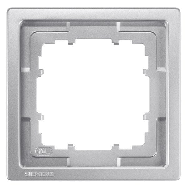 DELTA style platinmetallic Rahmen 1-fach – 5TG13211