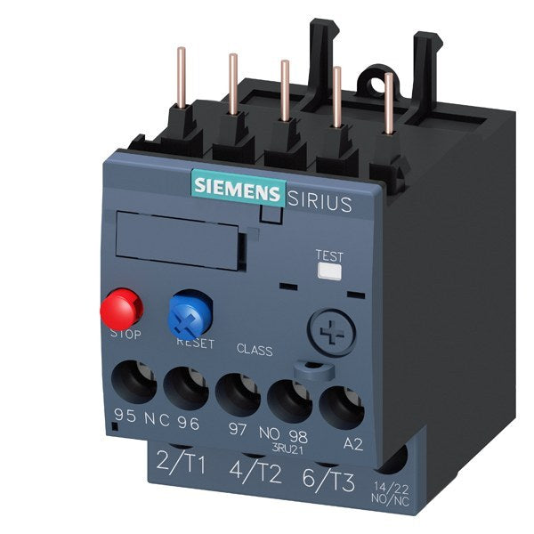 Overload relay 0.90-1.25A Motor protection S00, Class 10, Contactor mounting – 3RU21160KB0