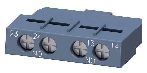 Auxiliary switch, transverse, 2 NO for circuit breakers, S00/S0 – 3RV29011F
