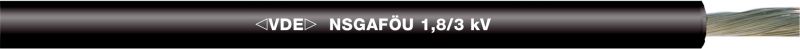 NSGAFÖU 1.8/3kV 1x4 cutting length