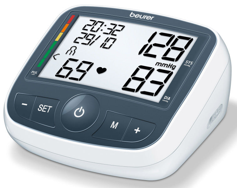 Blood pressure monitor for upper arm 2x60 memories white-grey – 65815