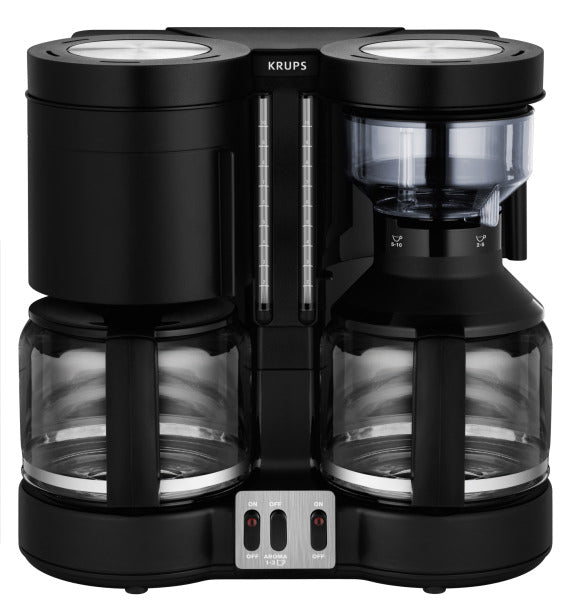Kaffeeautomat DuothekPlus Kaffee/Tee 2x10T 2x1100W Glask. sw – KM8508