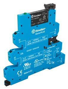 Koppelrelais MasterPLUS, Push-In-Klemmen, 1 W 6A, Spule 24VAC/DC – 39.61.0.024.0060