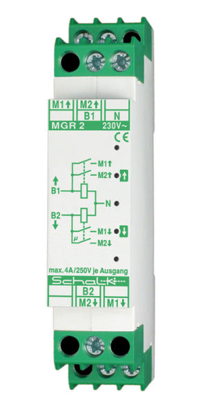 Motor-Gruppen-Relais für 2 Motoren (REB), 230V AC – mgr209