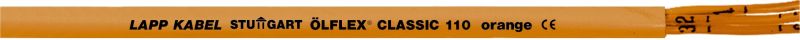 ÖLFLEX CLASSIC 110 Orange 4G1 Cut Length