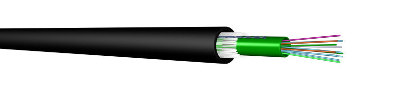 LWL Kabel Singlemode A-DQ(ZN)B2Y 12E9/125µm OS2 PE 3kN Schnittlänge