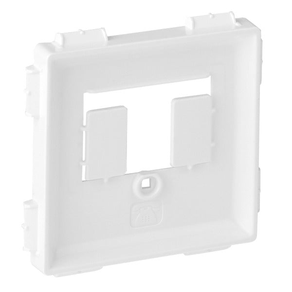 Telephone cover for the VALENA LIFE switch range Colour: Ultra White – 755490