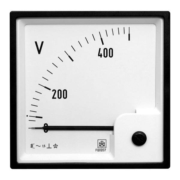 Voltmeter 96x96mm, moving iron, 0-500V – E03K60