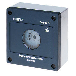 Twilight switch AC 230V, 1 NO, 10A, approx. 1...100Lux, IP 54 – 056508140020