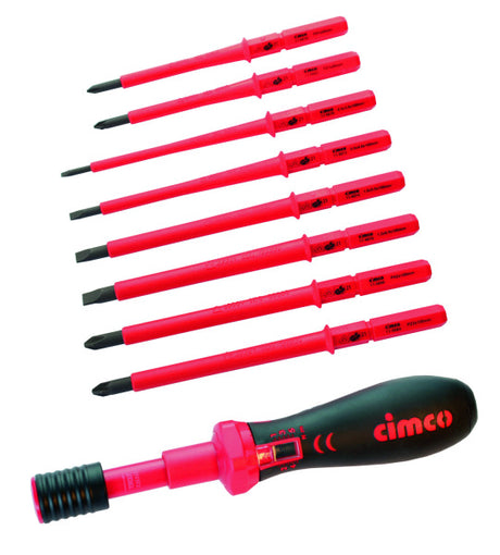 CIMCO VDE-Drehmoment-Schraubendreher-Set, 9-te ilig  – 114806