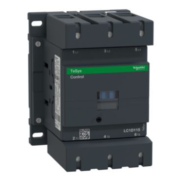 Contactor, 3p+1NO+1NC, 55kW/400V/AC3, 115A, Coil 230V 50/60Hz – LC1D115P7