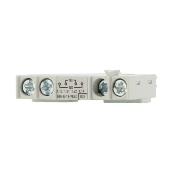 Standard Auxiliary Contact, 1 N.O., 1 N.C., front mountable, screw terminals – 208277