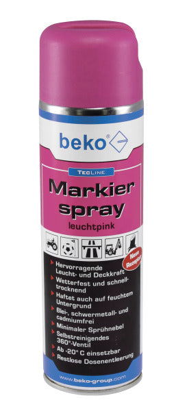 TecLine Markierspray 500 ml leuchtpink – 294 1 500