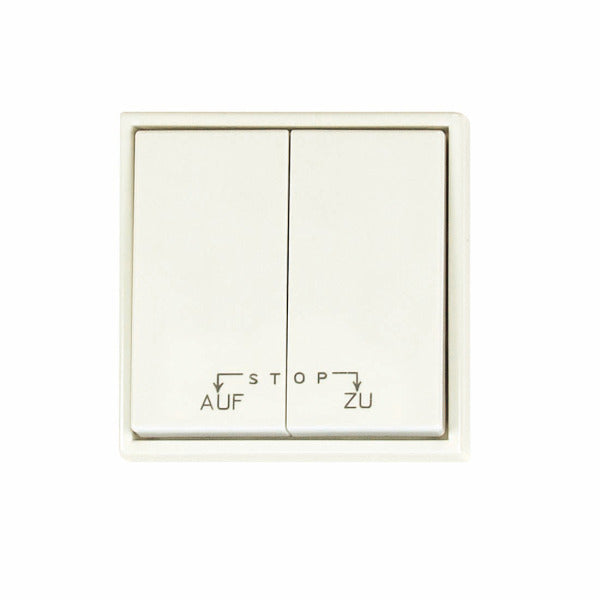 Surface-mounted Ventilation Push Button UP-DOWN White RAL1013 – 6-24372-00-0-0
