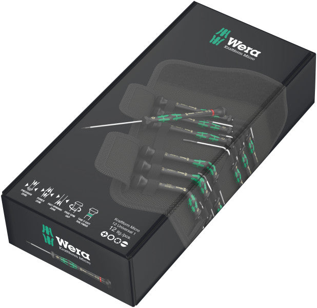 Electronics Screwdriver Set, Kraftform Micro-Set/12 – 05073675001