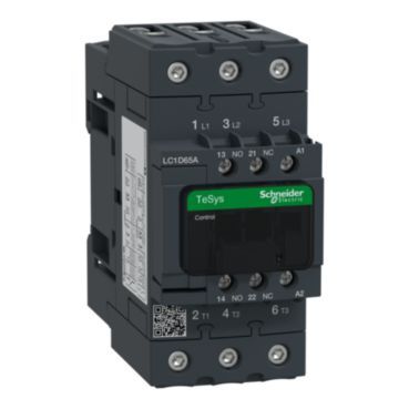 Leistungsschütz, 3p+1S+1Ö, 30kW/400V/AC3, 65A, Spule 110V 50/60Hz – LC1D65AF7