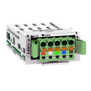 Optionsmodul CANopen 5 Ppol. Klemmleiste – VW3A3628