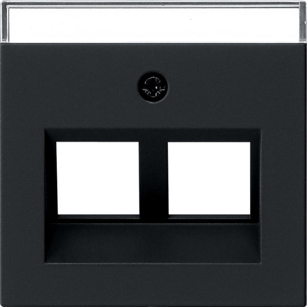GIRA Abd. 30° + BSF f. Tragring MJ 2f System 55 Schwarz m   – 2640005