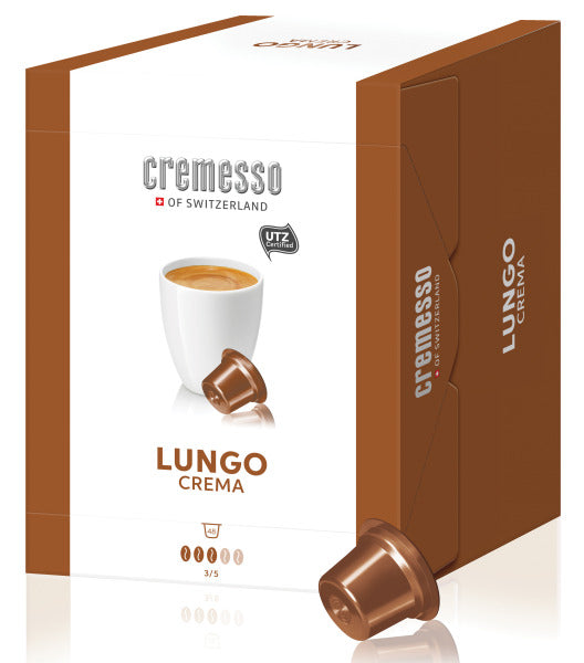 Coffee Capsule Lungo Crema (48 Capsules) creamy aromatic – 10174543